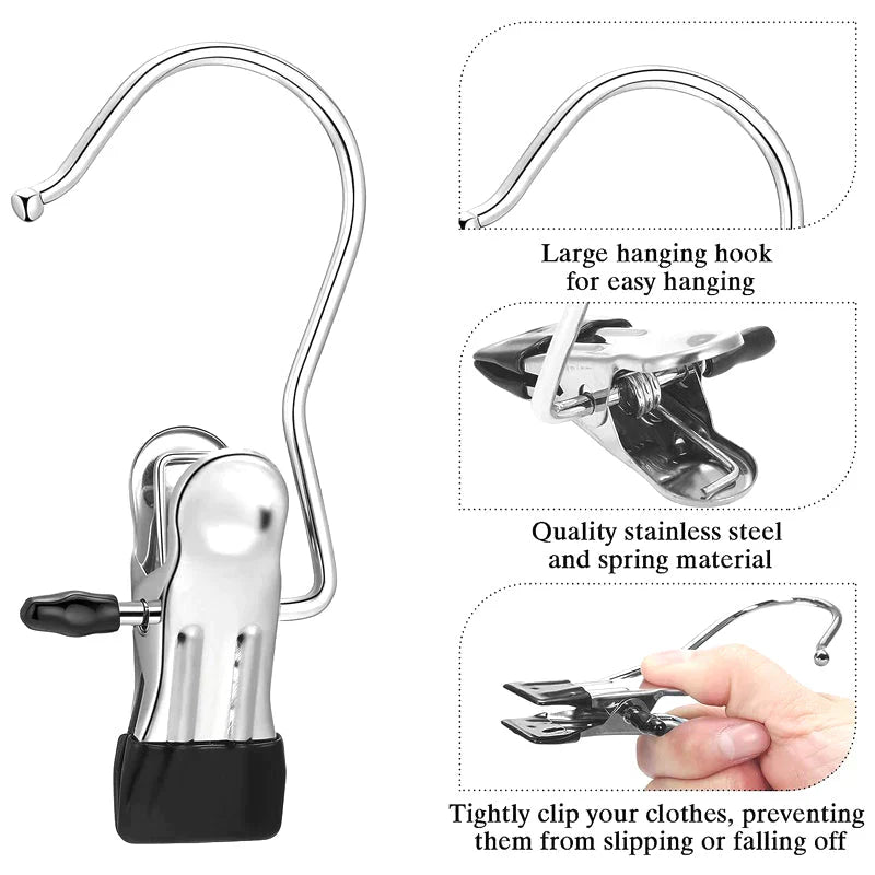 🔥Hot Sale!Heavy Duty Hanging Hooks Clips