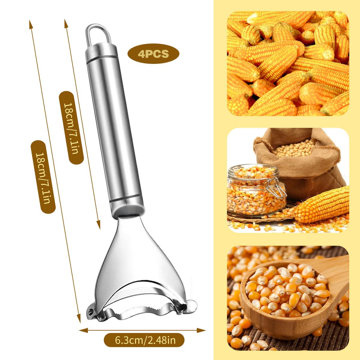 š„HOT SALE - Stainless Steel Corn Planer Thresher