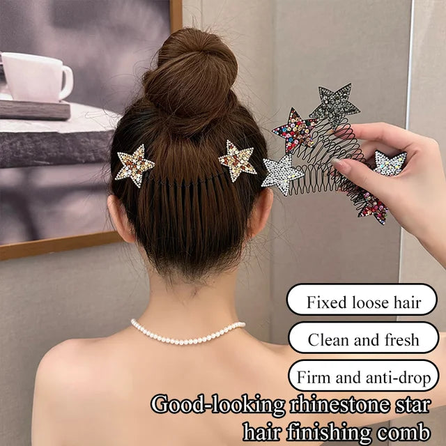 Rhinestone Star Hair Finishing Comb⭐