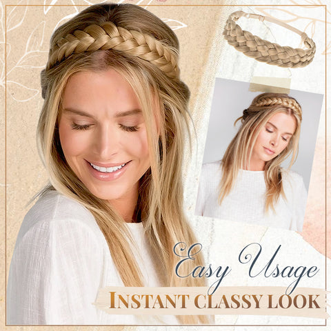 CLASSY BOHO BRAIDED HEADBAND