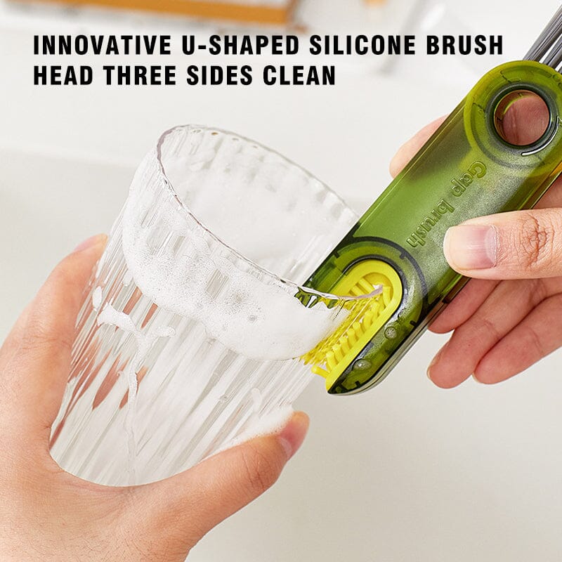 3 in 1 Cleaning Brush Multifunctional Bottle Gap Cleaner Brush