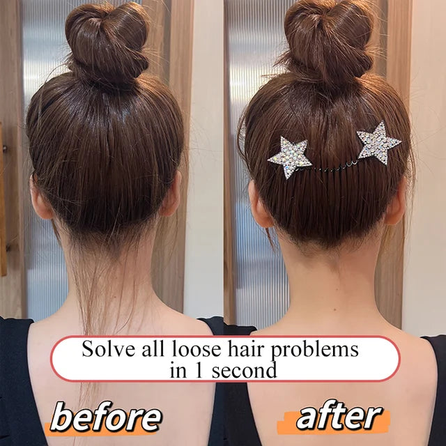 Rhinestone Star Hair Finishing Comb⭐