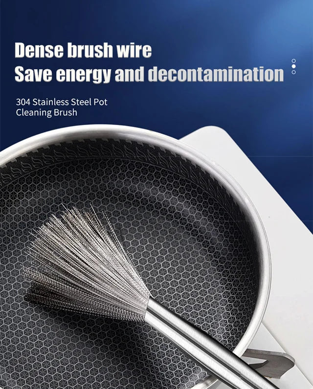 304 stainless steel Cleaning brush