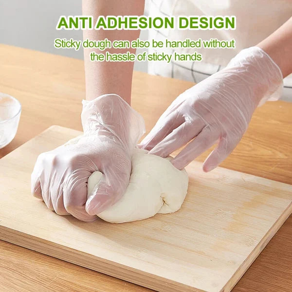 100Pcs Thickened disposable TPE gloves