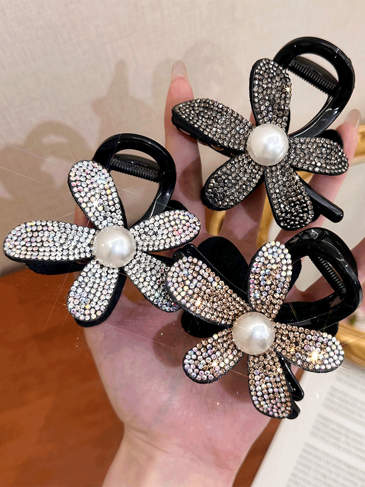 Starry Diamond Sunflower Hairpin