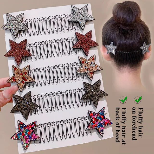 Rhinestone Star Hair Finishing Comb⭐